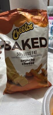BAKED Crunchy Cheese flavored snacks