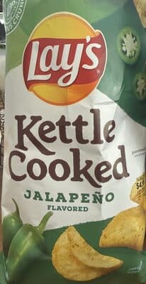 Kettle cooked potato chips jalapeno