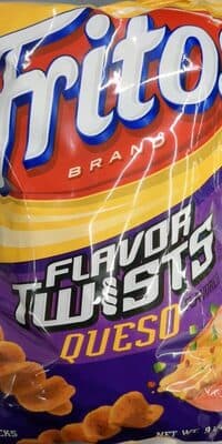 TWISTS QUESO CORN SNACKS, TWISTS QUESO