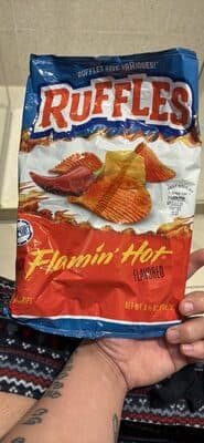 Flamin' Hot Flavored Potato Chips
