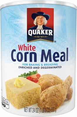 WHITE CORN MEAL, WHITE