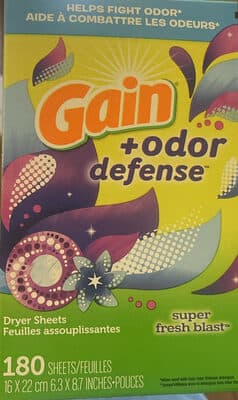 Odor Defense Dryer Sheets