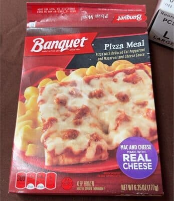 Banquet Pizza Meal, Frozen Meal, 6.25 oz.