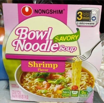 Savory noodle bowl