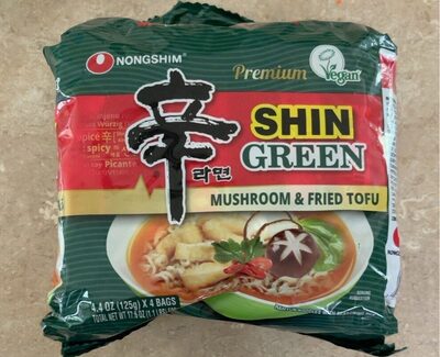 Shin Green Mushroom & Fried Tofu