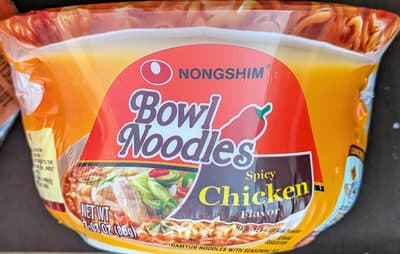 Bowl Noodle Soup, Spicy Chicken flavor