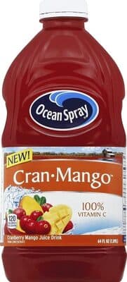 Cranberry mango juice