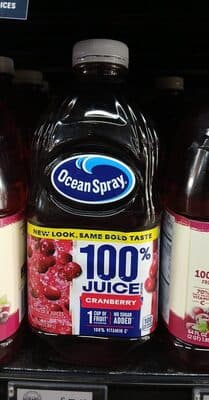 100% Juice Cranberry
