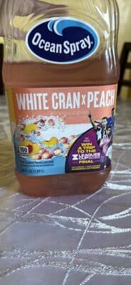 White Cran x Peach Peach Cranberry Flavored Juice Drink