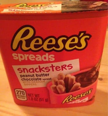 SNACKSTERS PEANUT BUTTER CHOCOLATE SPREAD