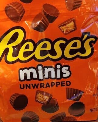 Reese's minis unwrapped