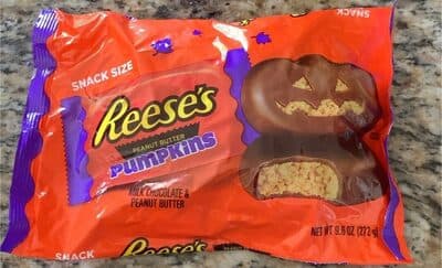 Reeses snack size pumpkins