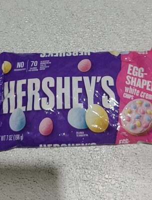 WHITE CREME EGG-SHAPED CHIPS, WHITE CREME