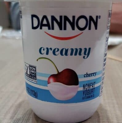 Dannon creamy yogurt
