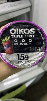 Mixed Berry Flavored Oikos Triple Zero