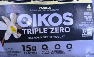 Triple Zero Blended Greek Yogurt