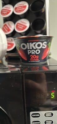 Oikos Pro Strawberry Flavored Yogurt