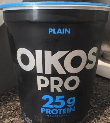 Plain Oikos Pro Yogurt