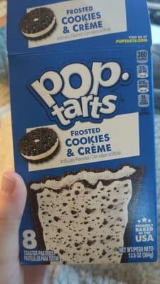 Frosted cookies & cream