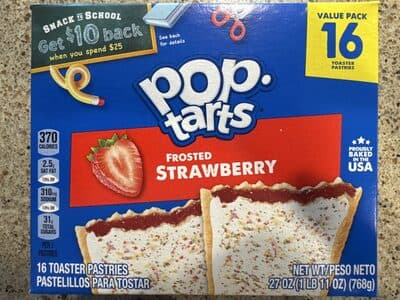 Frosted Strawberry Pop Tarts