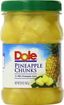 PINEAPPLE CHUNKS IN PINEAPPLE JUICE, PINEAPPLE JUICE