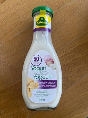 CREAMY CAESAR REAL YOGURT SALAD DRESSING, CREAMY CAESAR
