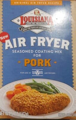AIR FRYER SEASONED COATING MIX FOR PORK, PORK