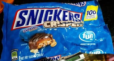 Snickers, fun size crisper
