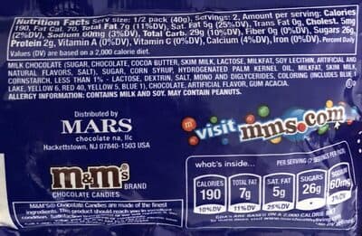 caramel m&m's CHOCOLATE CANDIES