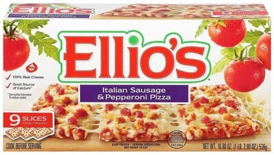 ITALIAN SAUSAGE & PEPPERONI PIZZA, SAUSAGE; PEPPERONI