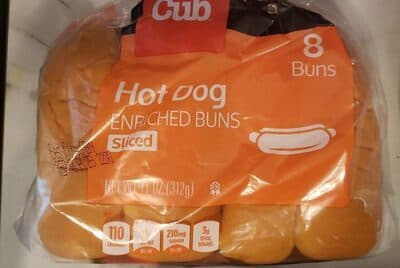 HOT DOG ENRICHED SLICED BUNS