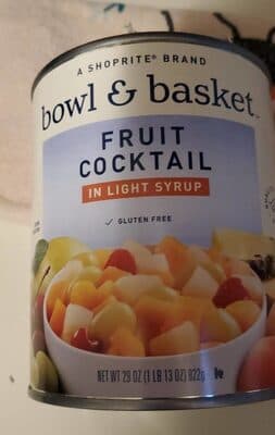 FRUIT COCKTAIL IN LIGHT SYRUP, LIGHT SYRUP