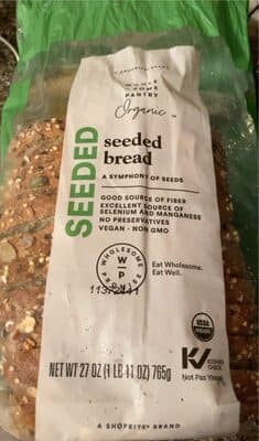 ORGANIC, SEEDED BREAD, SEEDED