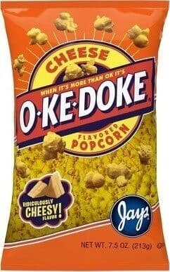 CHEESE FLAVORED POPCORN, CHEESE