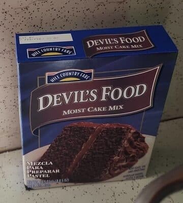 DEVIL'S FOOD MOIST CAKE MIX, DEVIL'S FOOD