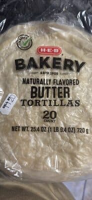 Naturally Flavored Butter Tortillas