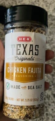 TEXAS ORIGINALS, CHICKEN FAJITA SEASONING SPICE BLEND, CHICKEN FAJITA