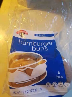 ENRICHED HAMBURGER BUNS