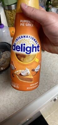 Pumpkin Pie Spice Coffee Creamer