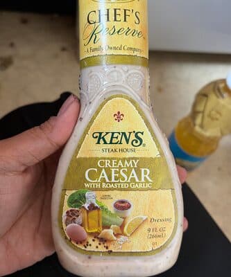 Creamy Caesar With Roasted Garlic Dressing