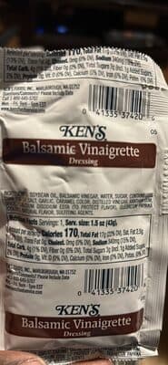 Balsamic Vinaigrette Dressing