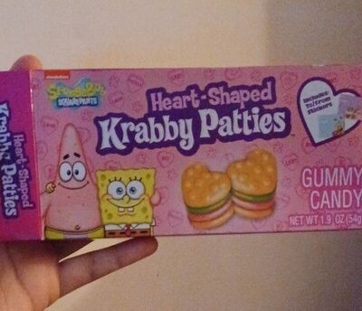 HEART-SHAPED KRABBY PATTIES GUMMY CANDY