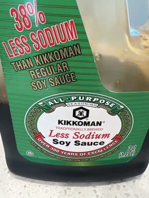 Less Sodium Soy Sauce