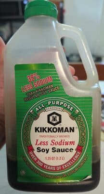 Less Sodium Soy Sauce