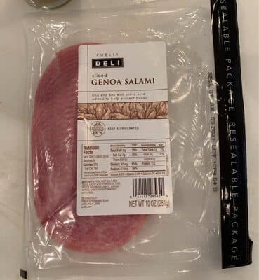 DELI SLICED GENOA SALAMI, DELI