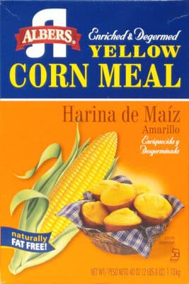 ENRICHED & DEGERMED YELLOW CORN MEAL