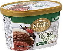 SMOOTH & CREAMY FROZEN YOGURT, NEAPOLITAN