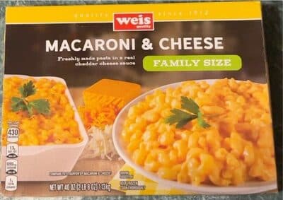 MACARONI & CHEESE FRESHLY MADE PASTA IN A REAL CHEDDAR CHEESE SAUCE, MACARONI & CHEESE