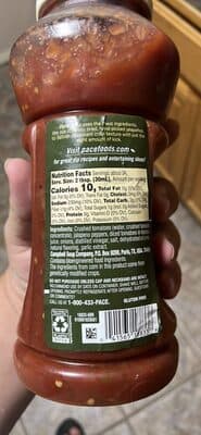 Pace Chunky Medium Salsa, 38 oz Bottle