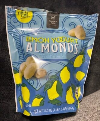 LEMON YOGURT ALMONDS, LEMON YOGURT